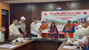 प्रथम स्थान प्राप्त प्रतिभागी उत्कर्ष पाण्डे।